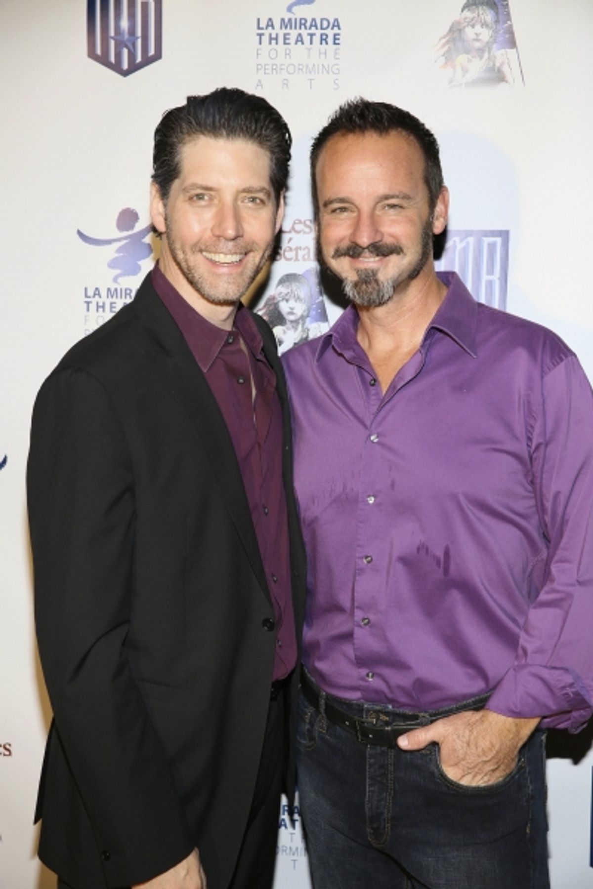 Cast members James Barbour and Randall Dodge at 