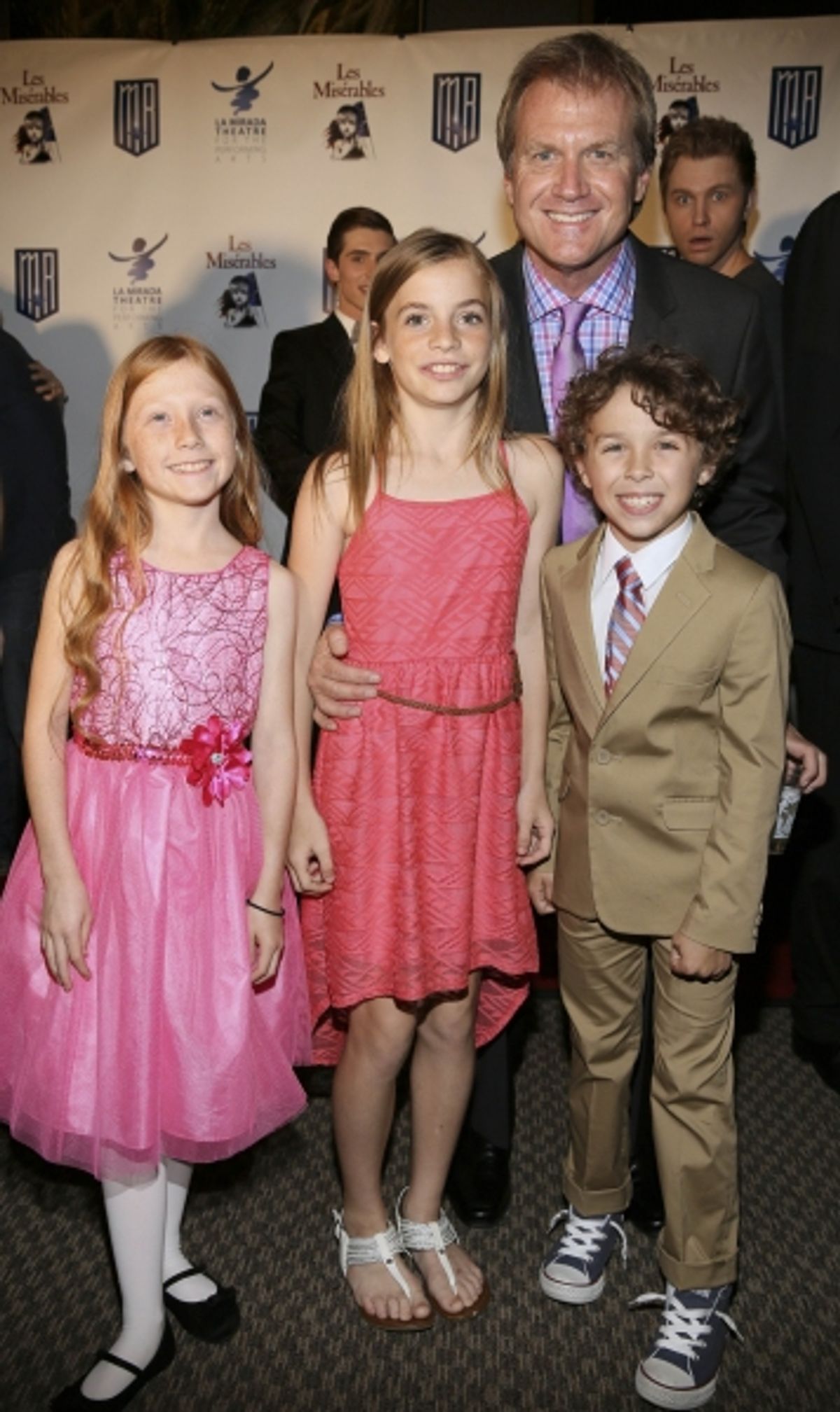 Cast members Emily LaFontaine, Samantha Gayer, Executive Producer Tom McCoy and cast member Jude Mason at 