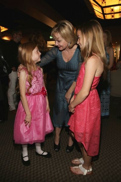 Cast member Emily LaFontaine, Executive Producer Cathy Rigby and cast member Samantha Photo