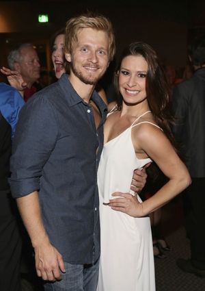 Cast members Marc Ginsburg and Cassandra Murphy Photo