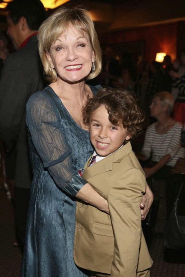 Executive Producer Cathy Rigby and cast member Jude Mason Photo