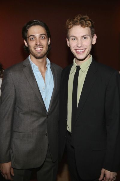 Cast members Nathaniel Irvin and Bruce Merkle Photo