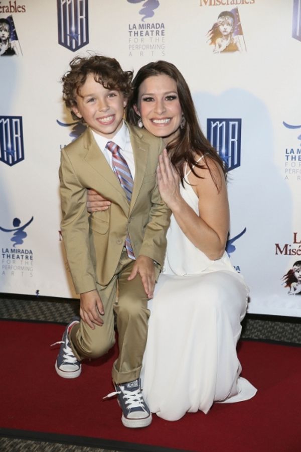 Cast members Jude Mason and Cassandra Murphy  Photo