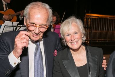 Lewis Lapham and Glenn Close Photo