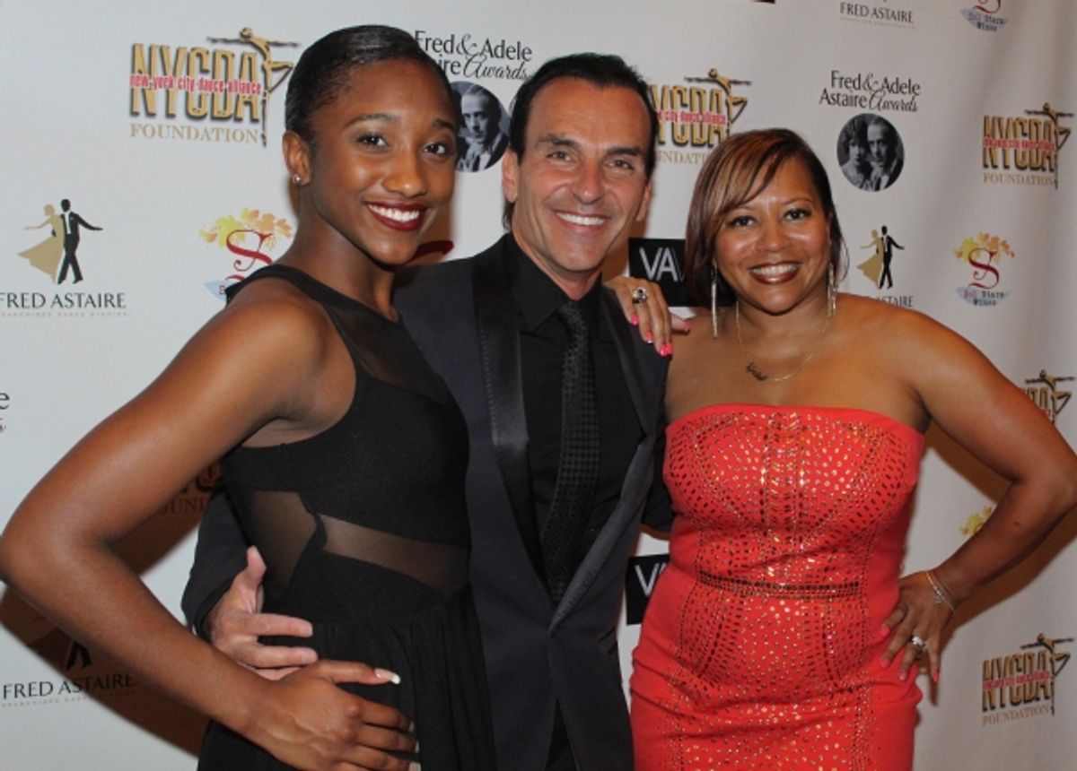 Angel Inniss, Joe Lanteri and guest at 