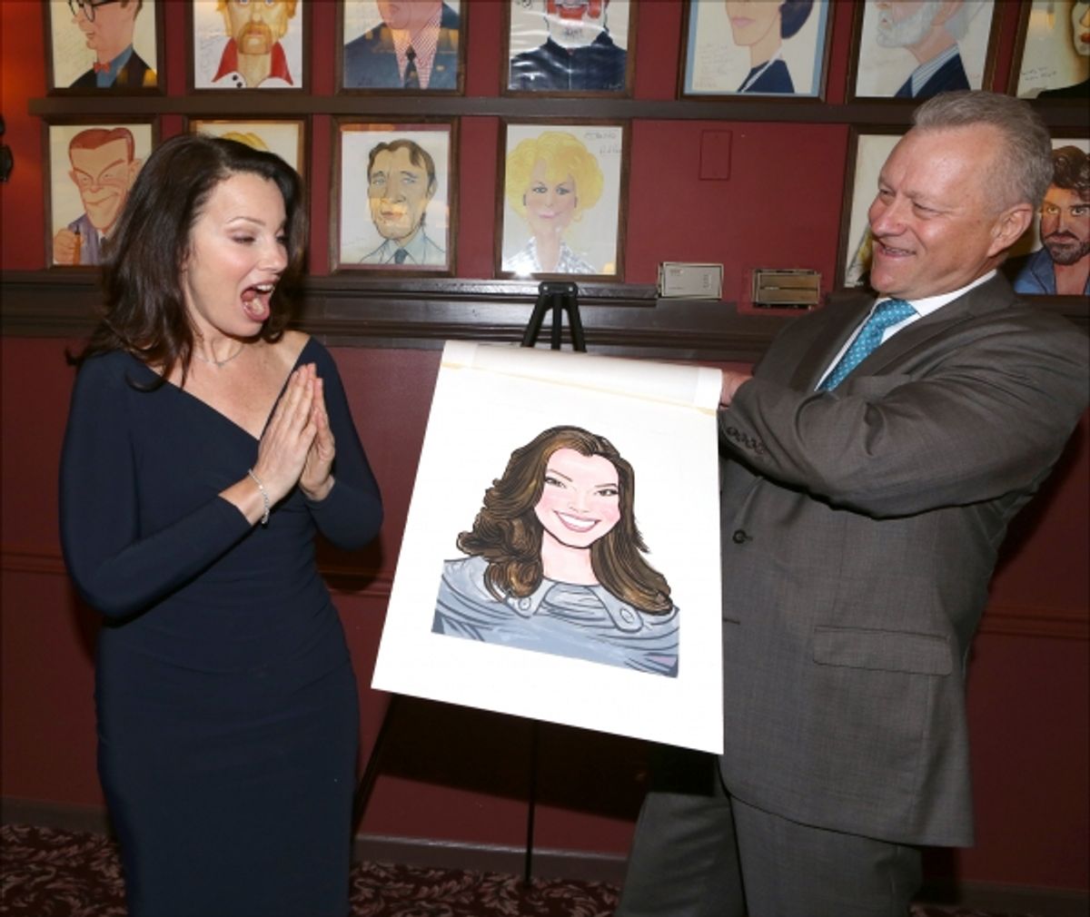 Fran Drescher and owner Max Klimavicius  at 