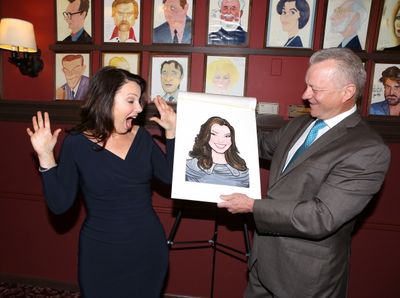 Fran Drescher and owner Max Klimavicius  Photo