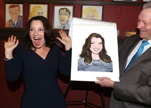 Fran Drescher and owner Max Klimavicius @ BroadwayWorld Fran Drescher and owner Max Klimavicius Photo
