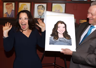 Fran Drescher and owner Max Klimavicius  Photo