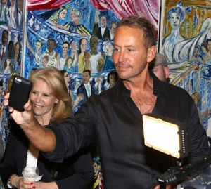 Peter Marc Jacobson with producer Daryl Roth @ BroadwayWorld Peter Marc Jacobson with producer Daryl Roth Photo