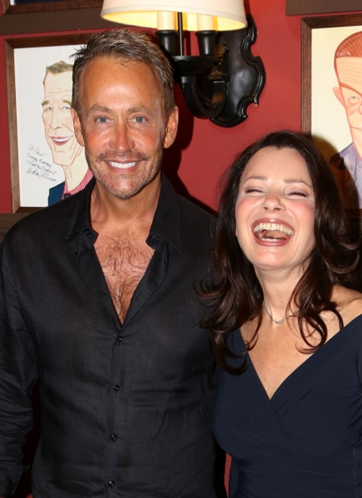 Fran Drescher and Peter Marc Jacobson  at 