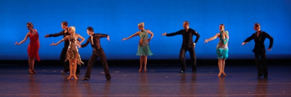 Dancers from the Fred Astaire Dance Studio at 