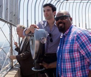 Jarrod Spector and James Monroe Iglehart @ BroadwayWorld Jarrod Spector and James Monroe Iglehart Photo