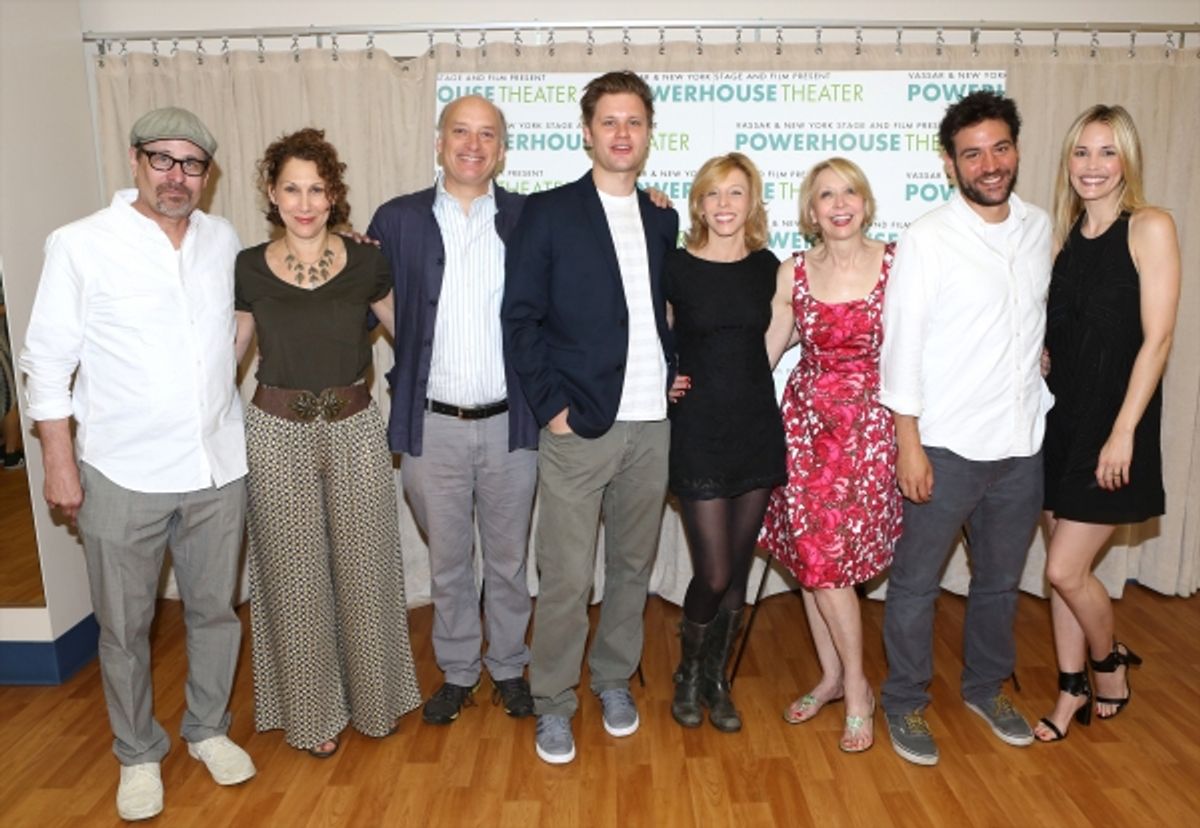 Terry Kinney, Randy Graff, Frank Wood, Michael Oberholtzer, Maddie Corman, Julie Halston, Josh Radnor and Leslie Bibb  at 