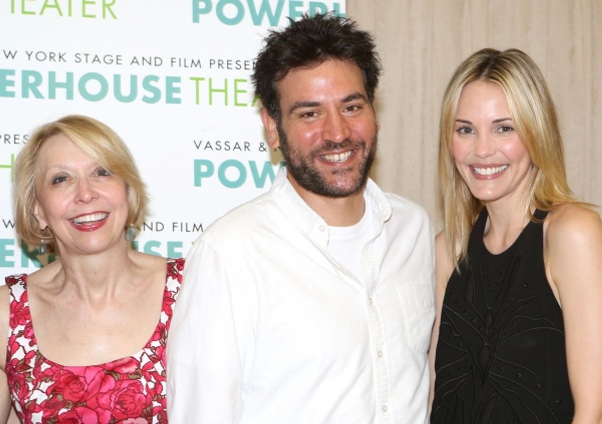 Julie Halston, Josh Radnor and Leslie Bibb  at 