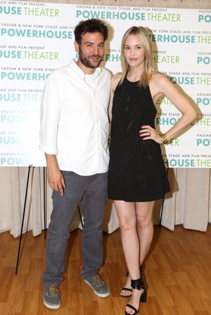 Josh Radnor and Leslie Bibb @ BroadwayWorld Josh Radnor and Leslie Bibb Photo