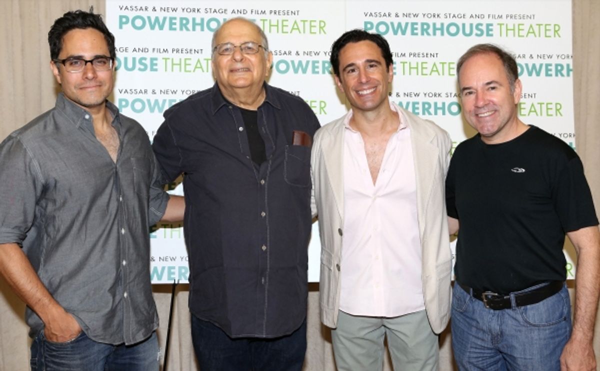 Rajiv Joseph, Alfred Uhry, Christopher Gatelli and Stephen Flaherty  at 