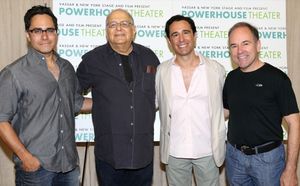 Rajiv Joseph, Alfred Uhry, Christopher Gatelli and Stephen Flaherty  Photo