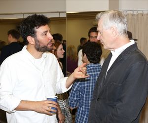 Josh Radnor and John Patrick Shanley @ BroadwayWorld Josh Radnor and John Patrick Shanley Photo