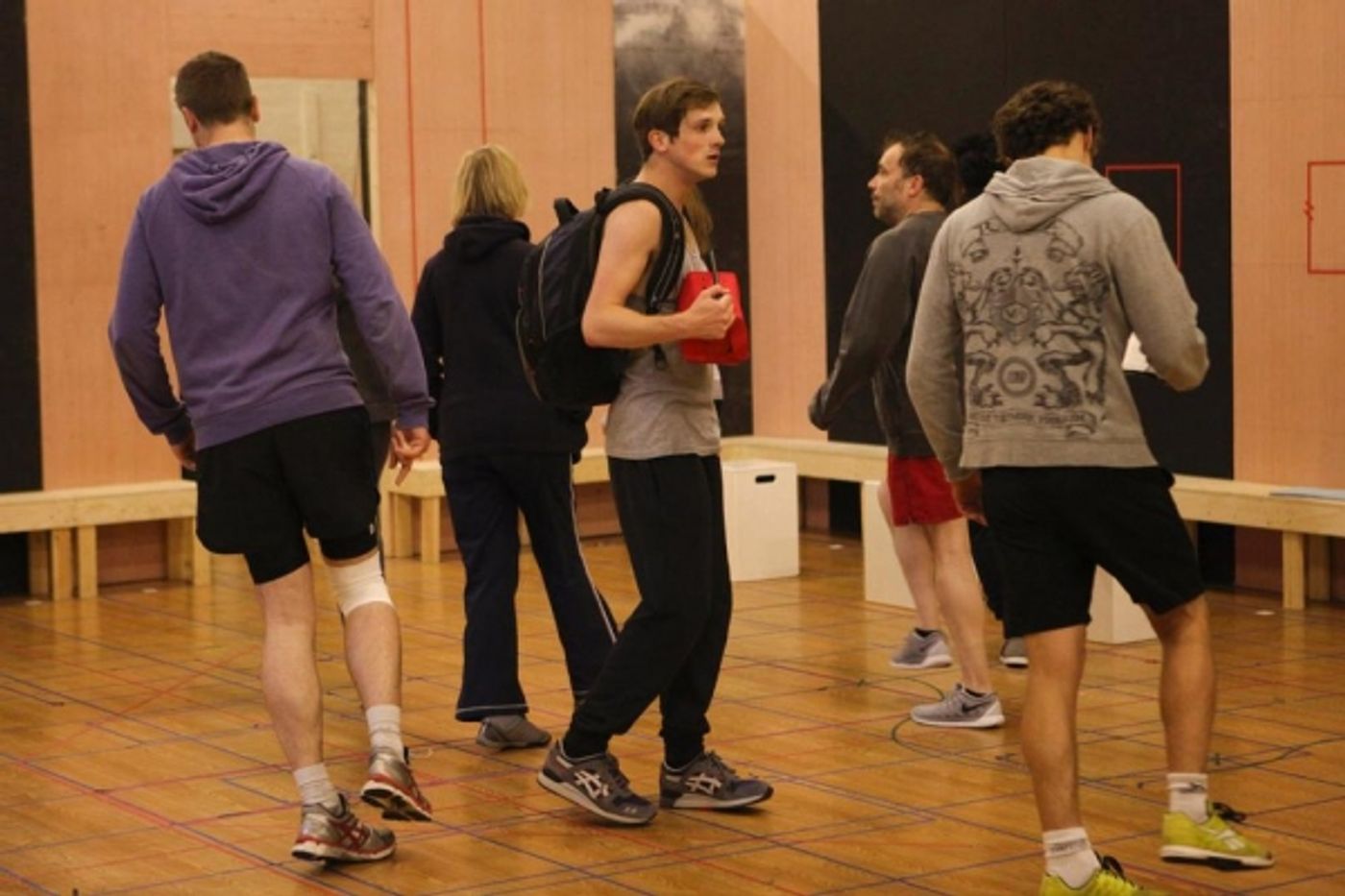 Photo Flash: In Rehearsal with the Cast of THE CURIOUS INCIDENT OF THE DOG IN THE NIGHT-TIME, Begin. 24 June at Gielgud Theatre  Image