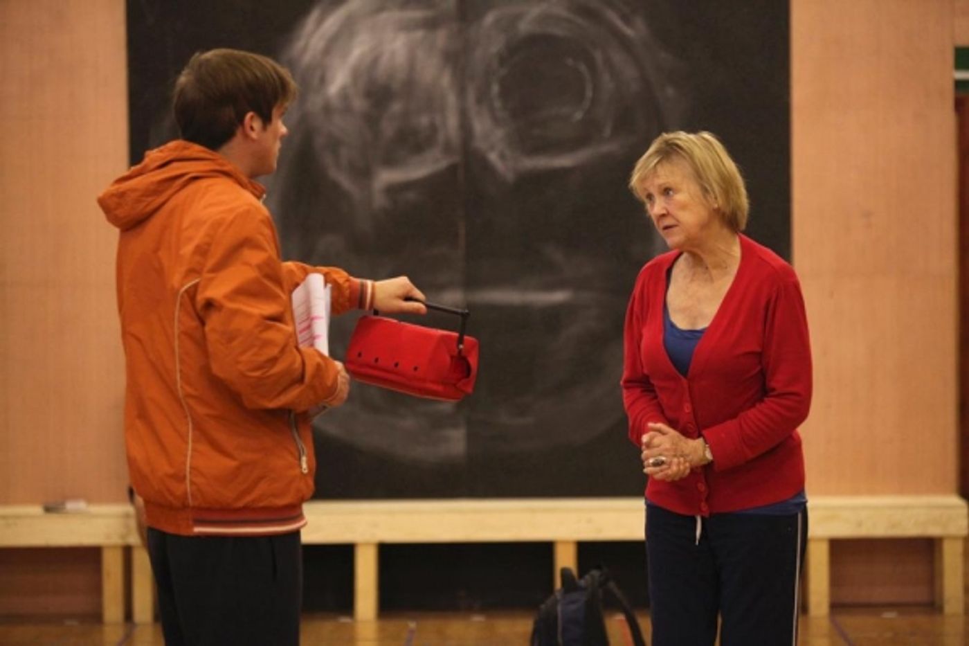 Photo Flash: In Rehearsal with the Cast of THE CURIOUS INCIDENT OF THE DOG IN THE NIGHT-TIME, Begin. 24 June at Gielgud Theatre  Image