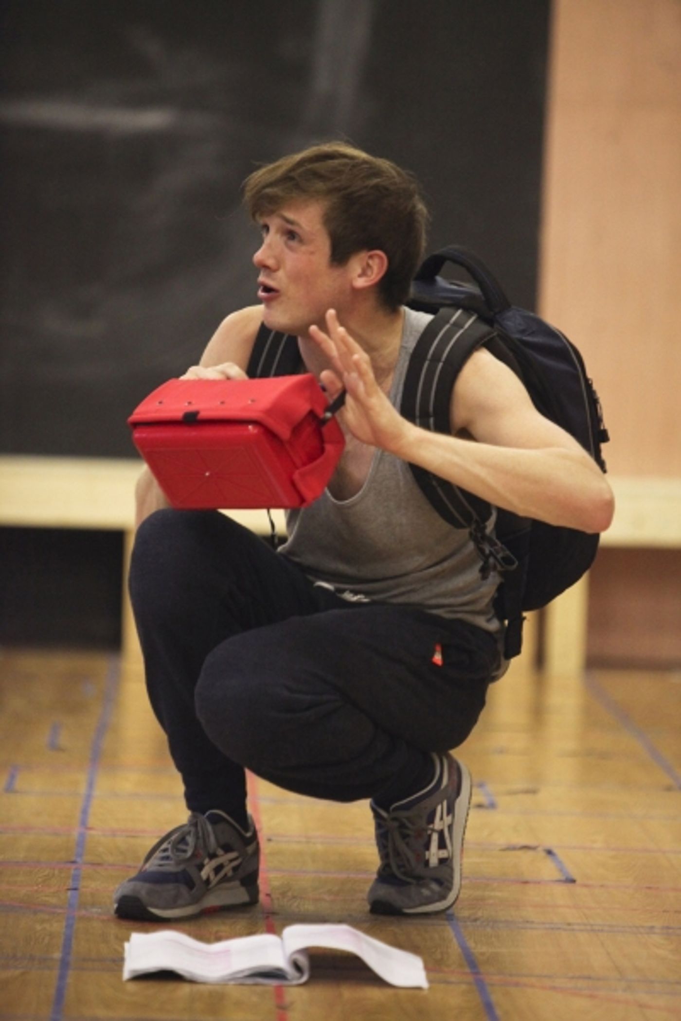 Photo Flash: In Rehearsal with the Cast of THE CURIOUS INCIDENT OF THE DOG IN THE NIGHT-TIME, Begin. 24 June at Gielgud Theatre  Image