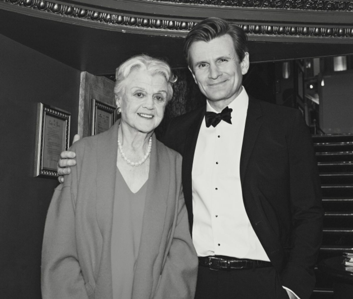 Dame Angela Lansbury & Charles Edwards at 