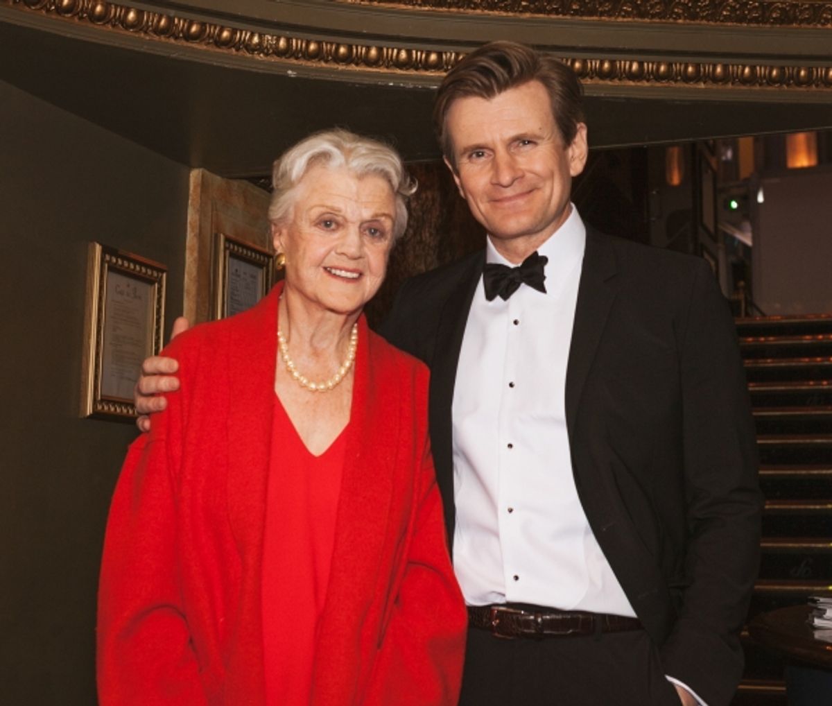 Dame Angela Lansbury & Charles Edwards at 
