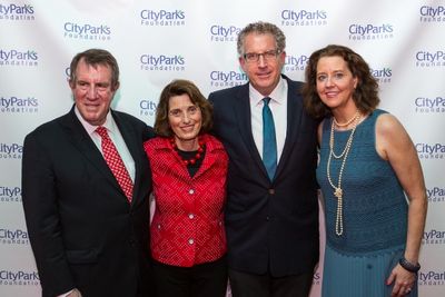 Andrew Tisch, Jean Troubh, David Moore and Alison Tocci Photo
