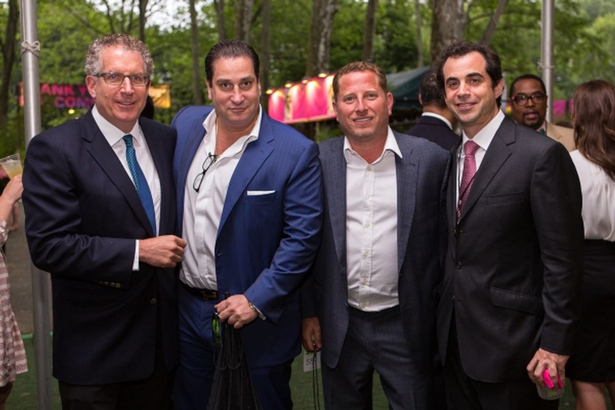 David Moore, Mark Selden, Justin Green and Mike Brown at 