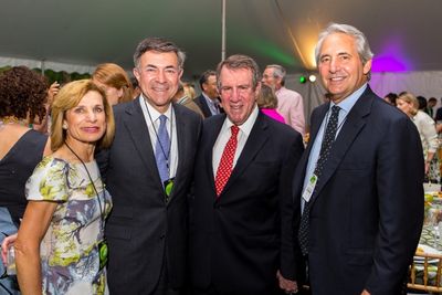 Kathy Gantz, Bob Harrison, Andrew Tisch and Jim Schreiberg Photo