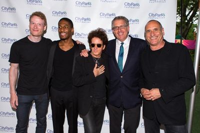 Teddy Thompson, Jon Batiste, Willie Nile, David Moore and David Broza Photo