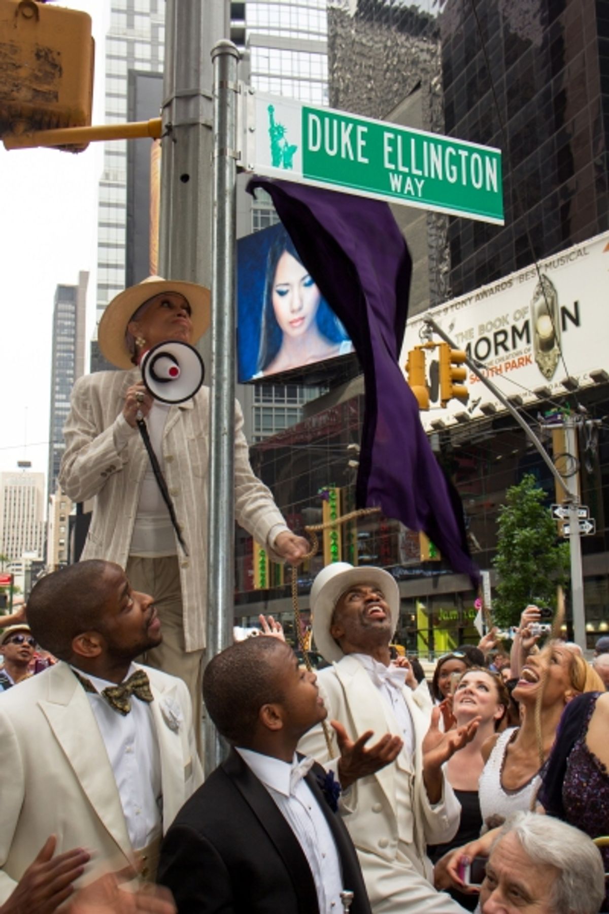 Mercedes Ellington and the company of AFTER MIDNIGHT at 