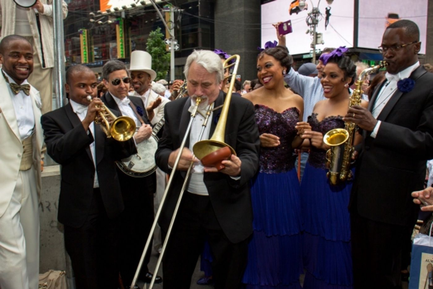 Photo Coverage: Cast of AFTER MIDNIGHT Celebrates Renaming of West 47th Street as 'Duke Ellington Way'  Image