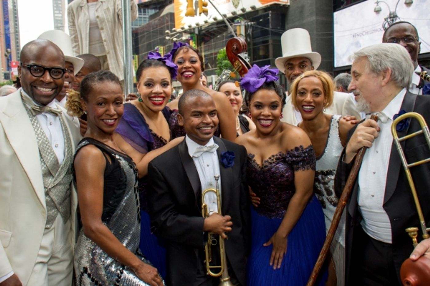 Photo Coverage: Cast of AFTER MIDNIGHT Celebrates Renaming of West 47th Street as 'Duke Ellington Way'  Image