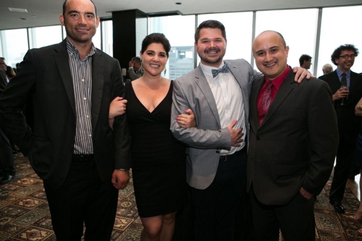 Michele Arra, Alicia Gianni, Chris Newcomer and Joseph Li at 