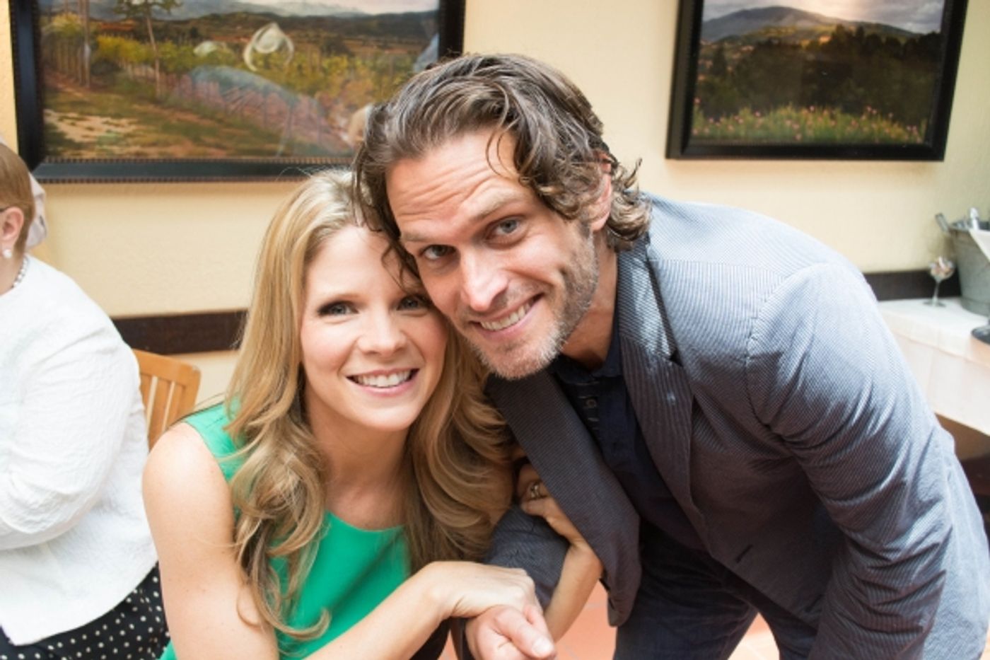 Photo Flash: Jason Robert Brown, Steven Pasquale & More Honor Tony Nominee Kelli O'Hara at Becco  Image