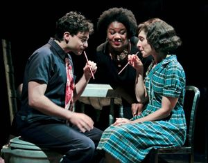 Ari Butler, Adrienne C. Moore, Tracy Michailidis @ BroadwayWorld Ari Butler, Adrienne C. Moore, Tracy Michailidis Photo