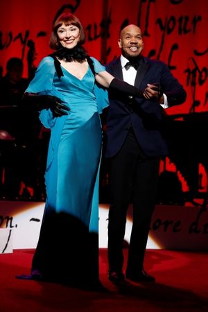 Karen Akers and Darius de Haas @ BroadwayWorld Karen Akers and Darius de Haas Photo
