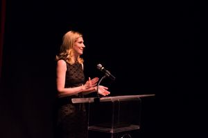 QT Managing Director Taryn Sacramone gives opening remarks @ BroadwayWorld QT Managing Director Taryn Sacramone gives opening remarks Photo