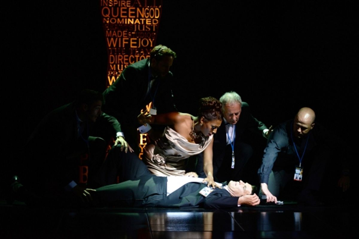 Alexandra Burke, Tristan Gemmill & Cast at 