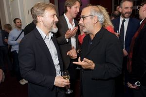 Christoph Waltz and Alan Yentob Photo