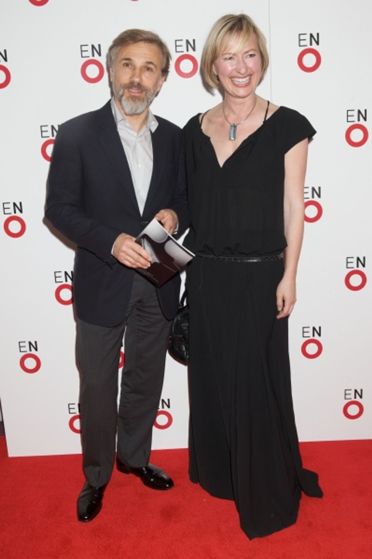 Christoph Waltz and Henriette Goetz at 