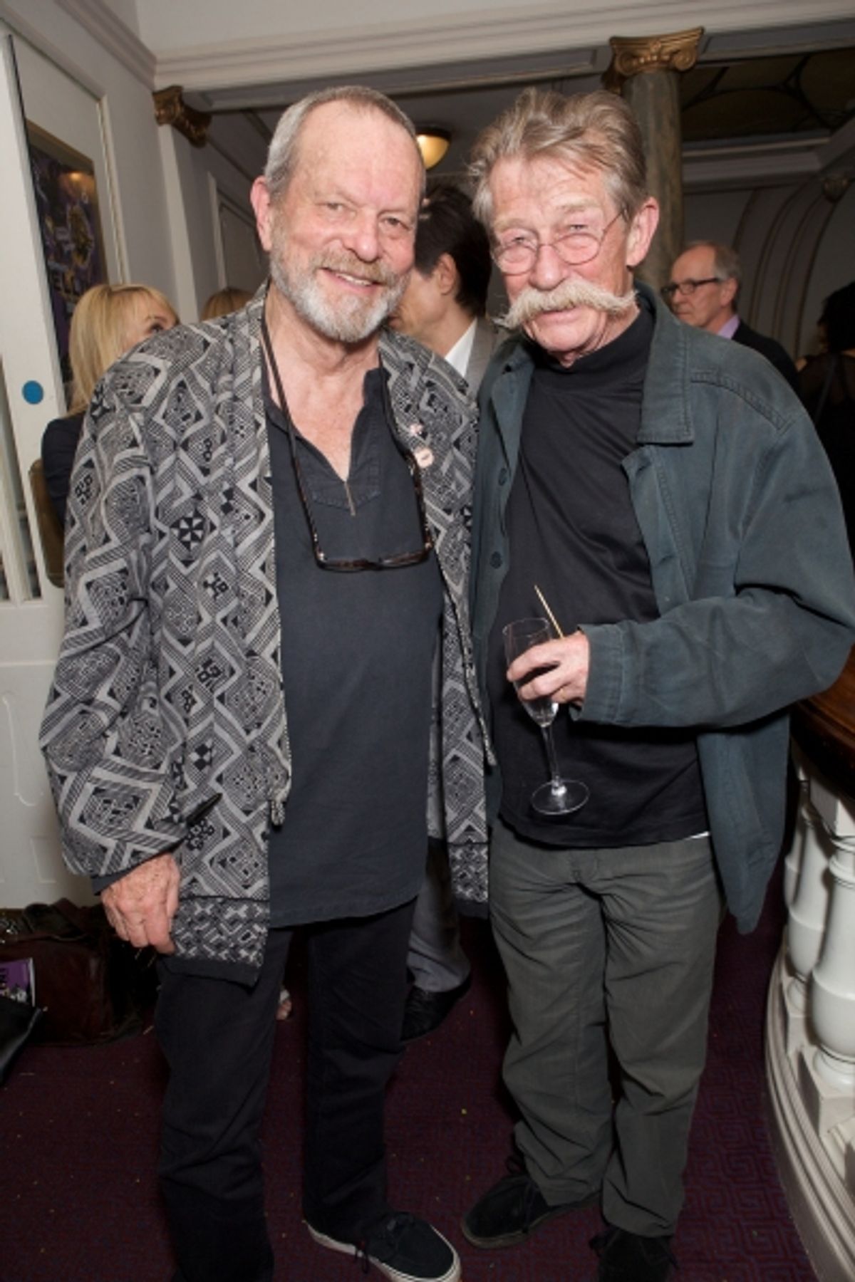 Terry Gilliam and John Hurt at 
