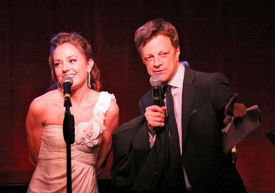 Laura Osnes and Jim Caruso Photo