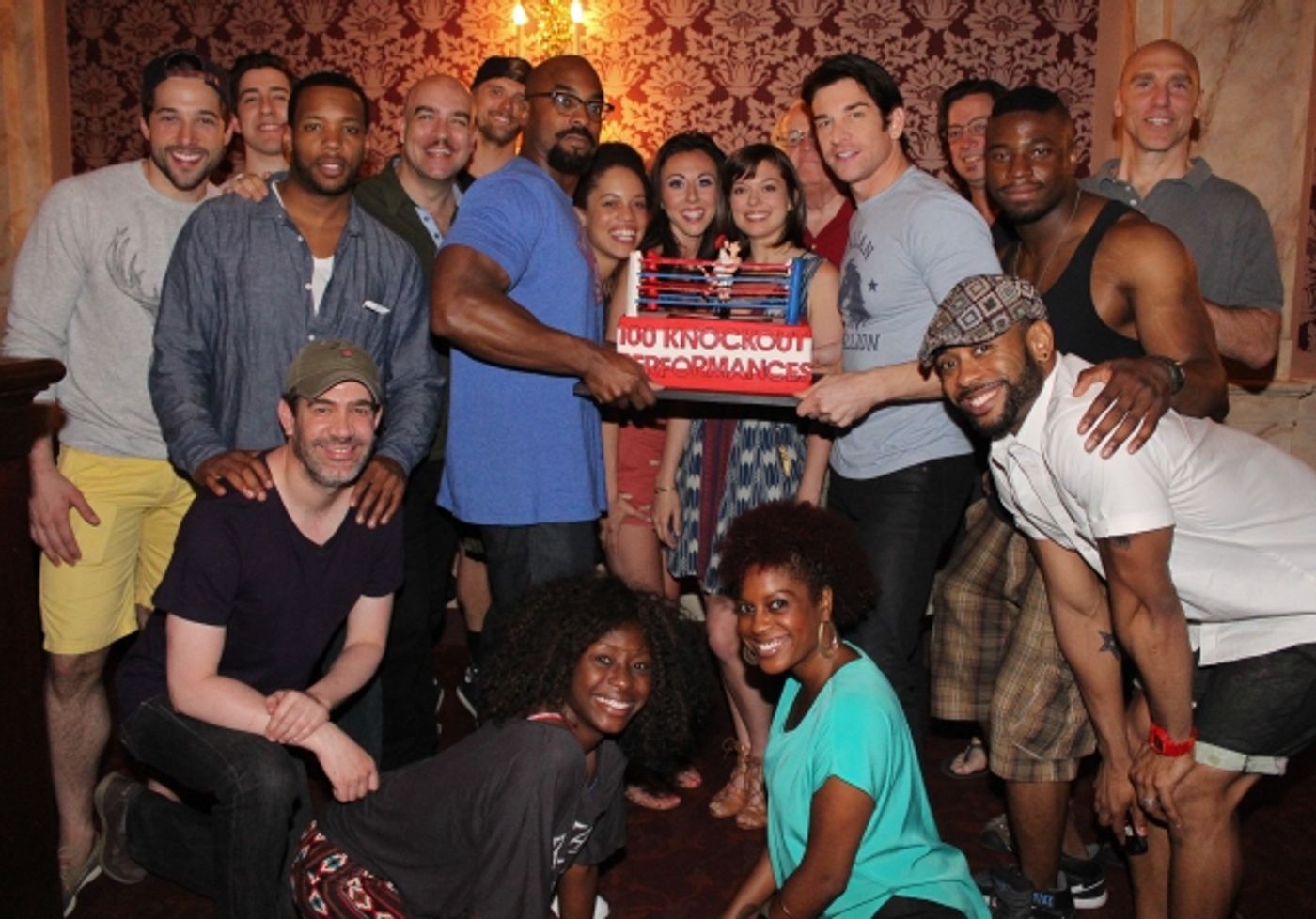 Photo Coverage: ROCKY Cast Celebrates 100 Performances on Broadway!  Image
