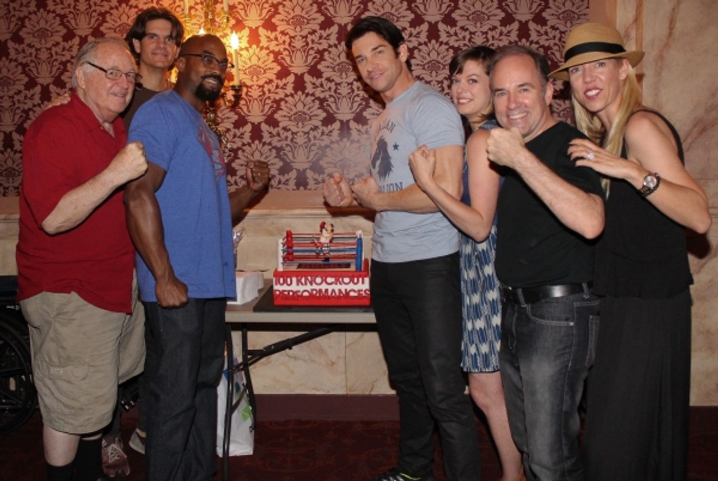 Photo Coverage: ROCKY Cast Celebrates 100 Performances on Broadway!  Image