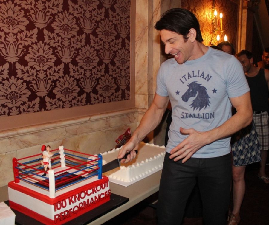 Photo Coverage: ROCKY Cast Celebrates 100 Performances on Broadway!  Image