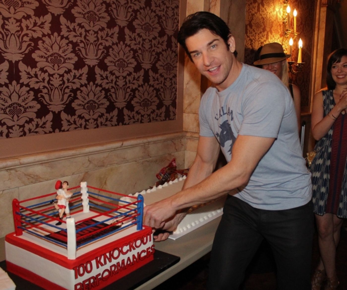 Photo Coverage: ROCKY Cast Celebrates 100 Performances on Broadway!  Image