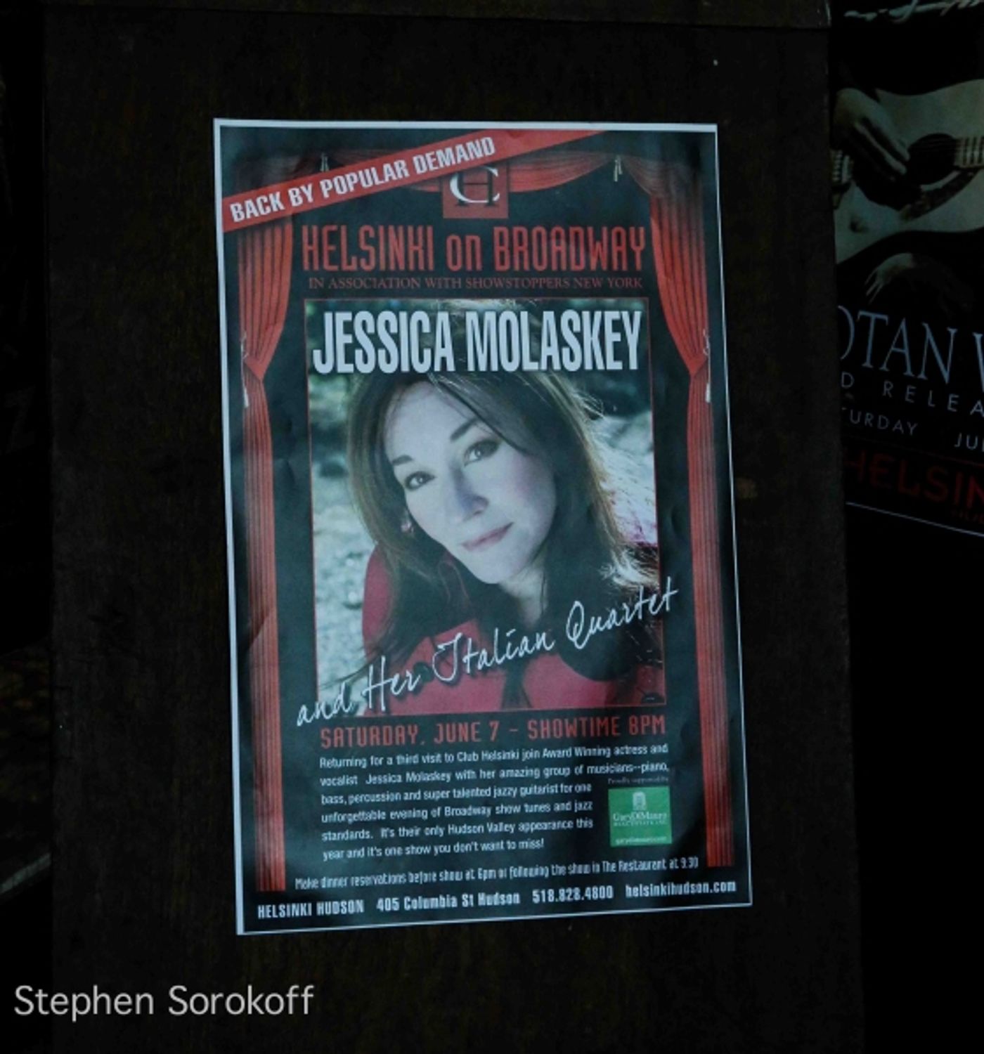 Photo Coverage: Jessica Molaskey and John Pizzarelli at HELSINKI ON BROADWAY Photo Coverage: Jessica Molaskey and John Pizzarelli at HELSINKI ON BROADWAY Image